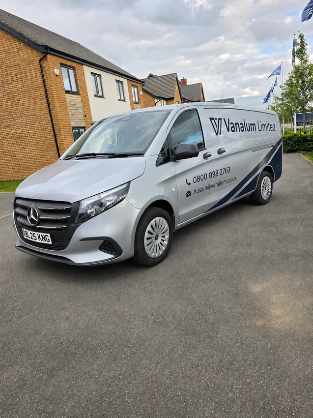 Vanalum Limited van used for business operations and logistics